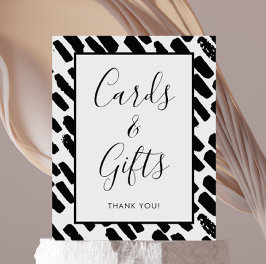 Moderne Schriftzeichen und Geschenke Poster