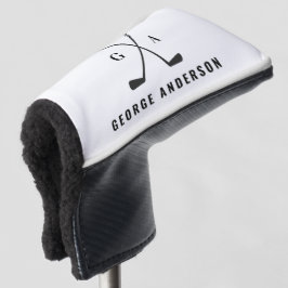Moderne Schriftzeichen von Golf monogram elegant Golf Headcover