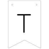 Moderne Schriftzug Junggesellinnenabschied Wimpelkette (Zweite Fahne)