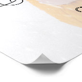 Moderne Schriftzug-Overlay-Hochzeitsfoto-Willkomme Poster (Ecke)