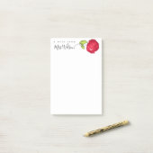 MODERNE SCHULE LEHRER ÖLPENDE HAND ZEICHNEN APPLE POST-IT KLEBEZETTEL (Auf Schreibtisch)