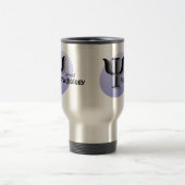 Moderne Schulpsychologie-Kaffee-Tasse Reisebecher (Mittel)