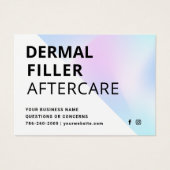 Moderne Schulterpflegelkarte (Vorderseite)