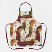 Moderne Schürze des Herbstbogens mit Individuelle  (Vorderseite)