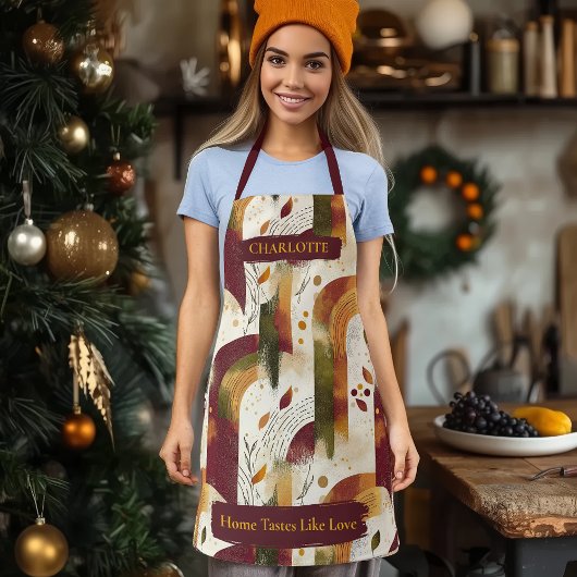 Moderne Schürze des Herbstbogens mit Individuelle 