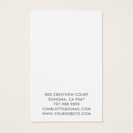 Moderne Schwarz-Border-Schmuck-Erd-Display-Karte (Rückseite)