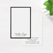 Moderne Schwarz-Border-Schmuck-Erd-Display-Karte (Schreibtisch)