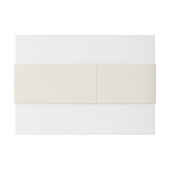 Moderne Schwarz & Creamy Retro Whimsical Wedding Einladungsbanderole (Rückseitenbeispiel)