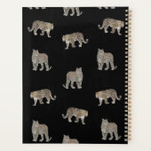 Moderne Schwarz-Glattleopard-Jungtiere Planer (Rückseite)