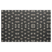 Moderne Schwarz-Glattleopard-Jungtiere Stoff (Fat Quarter (45,7 x 55,9 cm))