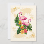 Moderne Schwarz-Gold-Zielhochzeit Einladung (Rückseite)