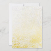 Moderne Schwarz-Japanisch-Gender-Offenbarung Einladung (Rückseite)