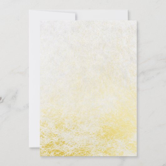 Moderne Schwarz-Japanisch-Gender-Offenbarung Einladung (Rückseite)