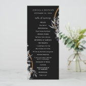 Moderne Schwarz-Weiß-Aquarellblumen Programm (Stehend Vorderseite)