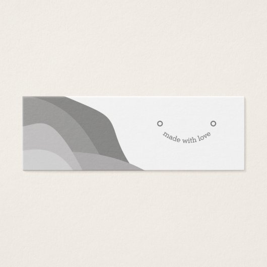 Moderne Schwarz-Weiß-Erdring-Grafikkarte (Vorderseite)