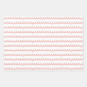 Moderne Schwarz-Weiß-Fans La La La La-La-Sing-Katz Geschenkpapier Set (Vorderseite)