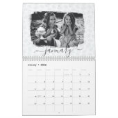 Moderne Schwarz-Weiß-FotoCollage 2022 Kalender (Jan 2026)