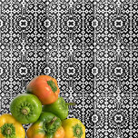 Moderne Schwarz-Weiß-Geometrie Fliese<br><div class="desc">Dieses dekorative Keramik-Fliesendesign zeigt ein nahtloses Op-Art-Muster,  das aus geometrischen Formen in Schwarz und Weiß besteht und einen visuell atemberaubenden dekorativen Effekt erzeugt.</div>