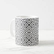 Moderne Schwarz-Weiß-Geometrie