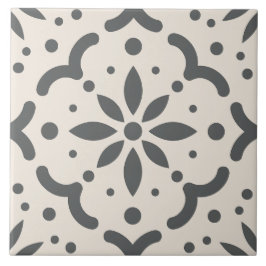 Moderne Schwarz-weiß geometrische DIY Fliese