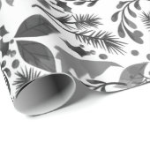 Moderne Schwarz-Weiß-Geschenkpackung Geschenkpapier (Rolleneckpunkt)