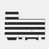 Moderne, Schwarz-weiß gestrichene Gesichtsbox Geschenkschachtel (Ungefaltet)