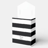 Moderne, Schwarz-weiß gestrichene Gesichtsbox Geschenkschachtel (Geöffnet)