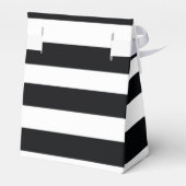 Moderne, Schwarz-weiß gestrichene Gesichtsbox Geschenkschachtel (Rückseite)