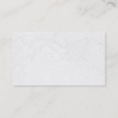 Moderne Schwarz-weiß-Grau-Muster-Visitenkarte Visitenkarte (Rückseite)