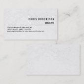 Moderne Schwarz-weiß-Grau-Muster-Visitenkarte Visitenkarte (Vorne/Hinten)