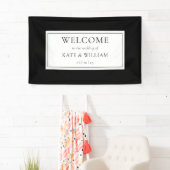 Moderne Schwarz-Weiß-Hochzeit im klassischen Stil Banner (Insitu)