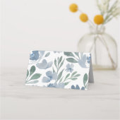 Moderne Schwarz-Weiß-Hochzeit-Tischnummer Platzkarte (Rückseite)