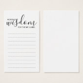 Moderne Schwarz-Weiß-Hochzeiten (Vorne & Hinten)
