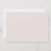 Moderne Schwarz-Weiß-Hochzeiten ändern das Datum Einladung (Rückseite)