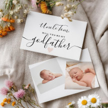 Moderne Schwarz-weiß ist meine Taufe des Patenas