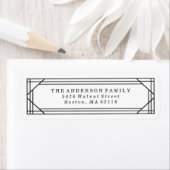 Moderne Schwarz-Weiß-Kunst-Déco | Urlaub (Insitu)