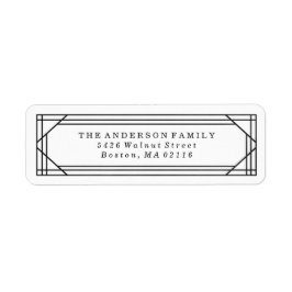 Moderne Schwarz-Weiß-Kunst-Déco | Urlaub