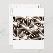 Moderne Schwarz-Weiß-Kunst Postkarte (Vorne/Hinten)