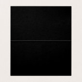Moderne Schwarz-Weiß-Minimal-Event-Platzkarte (Innenseite Aufgefaltet)