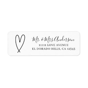 Moderne Schwarz-Weiß-Minimal-Hochzeitsdusche Moder
