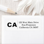 Moderne Schwarz-Weiß-Monogramm-Design (Insitu)