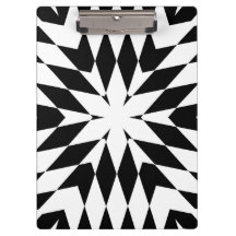 Moderne Schwarz-Weiß-Optische-Täuschung-Geometrie
