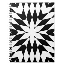 Moderne Schwarz-Weiß- Optische Täuschung Geometris