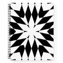 Moderne Schwarz-Weiß- Optische Täuschung Geometris