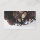 Moderne Schwarz-Weiß-Ordnung danke Qr-Code Visitenkarte (Rückseite)