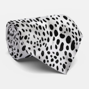 Moderne Schwarz-Weiß-Schrift Krawatte