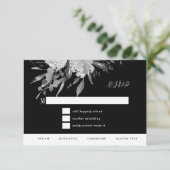 Moderne Schwarz-Weiß-UAWG Einladung (Stehend Vorderseite)