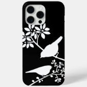 Moderne Schwarz-Weiß-Vögel Case-Mate iPhone Hülle (Rückseite)