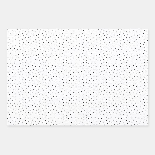 Moderne Schwarz-Weiß-Weihnachtsmuster-Familie Geschenkpapier Set (Vorderseite 3)