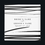 Moderne Schwarz-weiße Abstrakte Gastgeschenk Hochz Magnet<br><div class="desc">Modernes abstraktes Schwarz-Weiß Hochzeitsdesign. Ein Design mit schwarz-weiß Motiven,  das rustikale schwarze Farbstriche enthält. Ein elegantes minimalistisches Design,  das für jeden geeignet ist,  der einfache trendige Designs Liebe. Das elegante Design eines Gastgeschenk Hochzeit Magneten mit modernen Elementen. Es stehen auch passende Hochzeitsstilleriedateien und andere Hochzeitsformate zur Verfügung.</div>